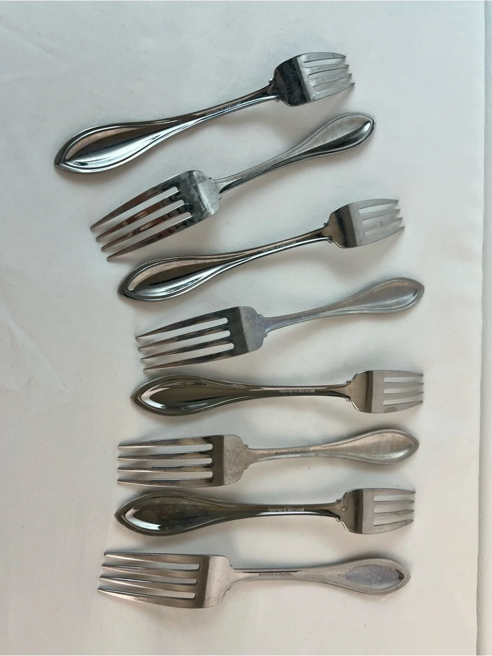 ONEIDA Stainless ARBOR AMERICAN HARMONY Dinner FORKS  Set of 8